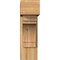 Ekena Millwork Merced Block Rough Sawn Bracket w/ Offset Brace, Western Red Cedar, 8"W x 22"D x 26"H BKT0806X22X26MRC05RWR - alternate 2